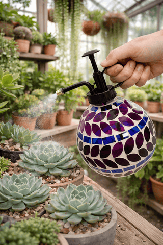 Panacea Plant Mister Panacea Mosaic Glass Mister