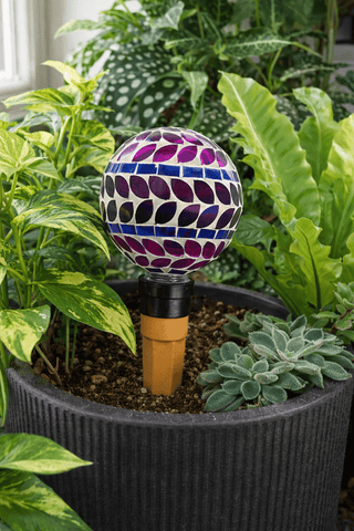Panacea Plant Mister Panacea Mosaic Glass Self Watering Globes
