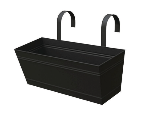 Panacea Pots & Planters Panacea Over-The-Rail Metal Planter 16in