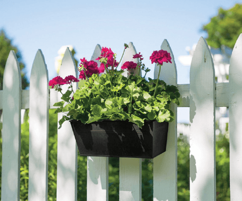 Panacea Pots & Planters Panacea Over-The-Rail Metal Planter 16in