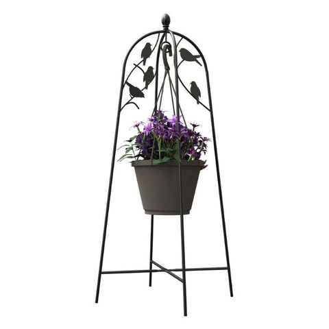 Panacea Hanging Basket Stand Panacea Perching Birds Hanging Basket Stand