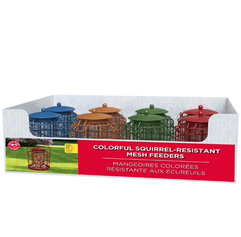 Panacea Bird Feeders Panacea Squirrel Resistant Colourful Bird Feeder - Cranberry