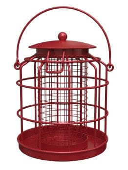 Panacea Bird Feeders Panacea Squirrel Resistant Colourful Bird Feeder - Cranberry