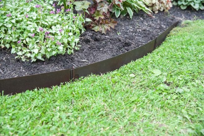 Panacea Garden Borders & Edging Panacea Straight Edge Landscape Edging Kit Bronze