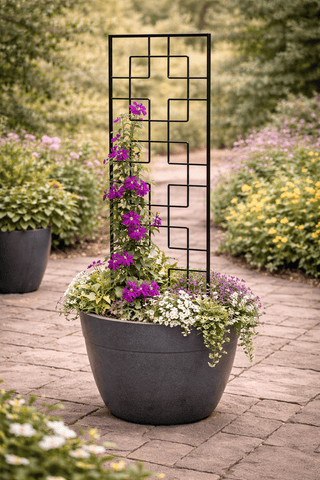 Panacea Trellis Metal Panacea Zen pot Trellis