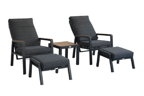 Trowell Garden Centre Garden Furniture Set Panama Reclining Casual Lounge Garden Furniture Set