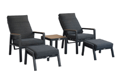 Trowell Garden Centre Garden Furniture Set Panama Reclining Casual Lounge Garden Furniture Set