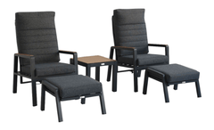 Trowell Garden Centre Garden Furniture Set Panama Reclining Casual Lounge Garden Furniture Set