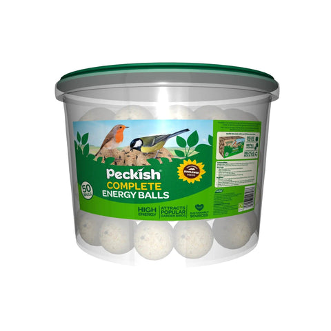 Peckish Suet Fat Balls Peckish Complete Energy Balls 50 Plastic Tub