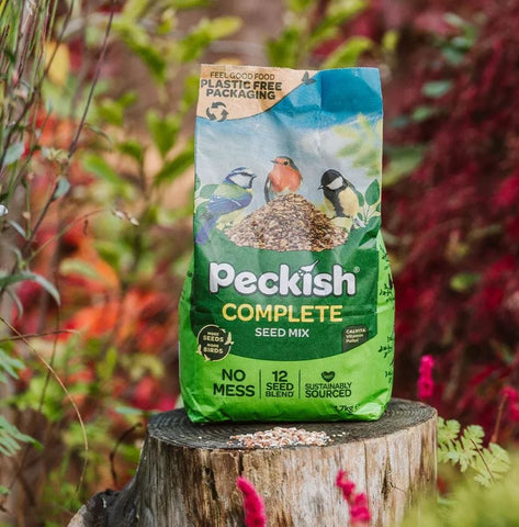 Peckish Bird Seed Mixes Peckish Complete Seed Mix (No Mess) 1.7 kg + 20% extra free, Paper Bag
