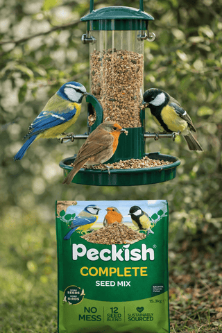 Peckish Bird Seed Mixes Peckish Complete Seed Mix (No Mess) 12.75kg + 20% Extra Free (15.3kg)
