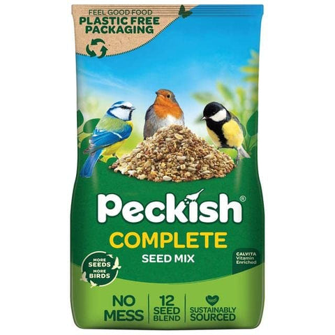 Peckish Bird Seed Mixes Peckish Complete Seed Mix (No Mess) 12.75kg + 20% Extra Free (15.3kg)