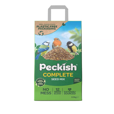 Peckish Bird Seed Mixes 3.5kg paper bag Peckish Complete Seed Mix (No Mess) 3.5kg paper bag