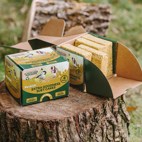 Peckish Suet Cakes Peckish Extra Goodness Suet Cake peanut and mealworm 4 pack