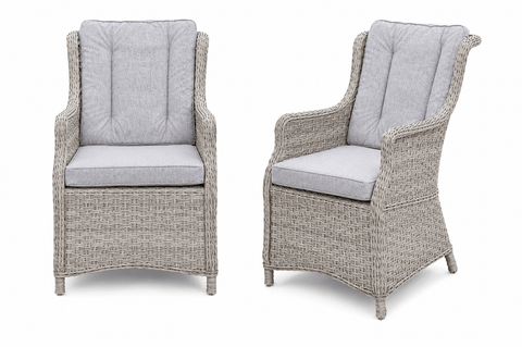 Pembrook Garden Furniture Set Pembrook Chatsworth 4 Seat Round Dining Set In Light Grey