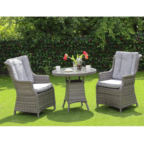 Pembrook Garden Furniture Set Pembrook Chatsworth Bistro Dark Grey