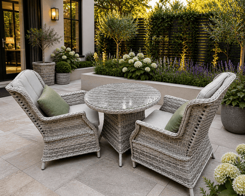 Pembrook Garden Furniture Set Pembrook Chatsworth Bistro Light Grey