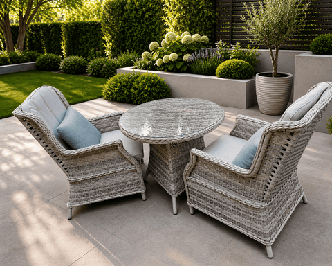 Pembrook Garden Furniture Set Pembrook Chatsworth Bistro Light Grey