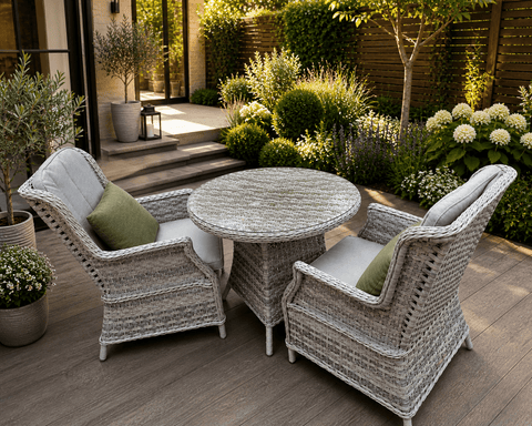 Pembrook Garden Furniture Set Pembrook Chatsworth Bistro Light Grey