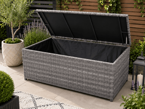 Pembrook Garden Furniture Set Pembrook Chatsworth Storage Box Dark Grey