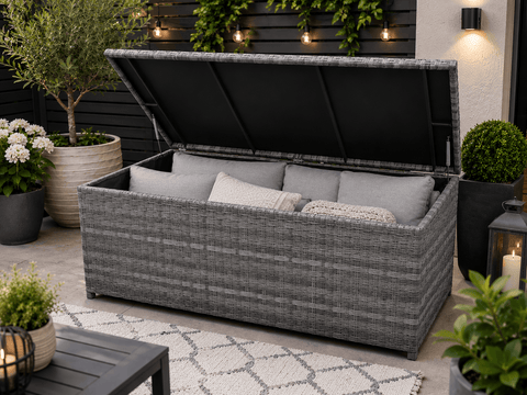 Pembrook Garden Furniture Set Pembrook Chatsworth Storage Box Dark Grey