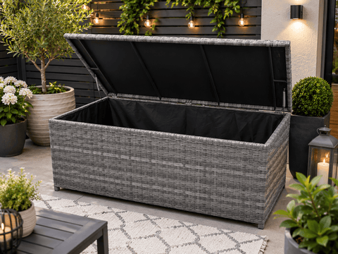 Pembrook Garden Furniture Set Pembrook Chatsworth Storage Box Dark Grey