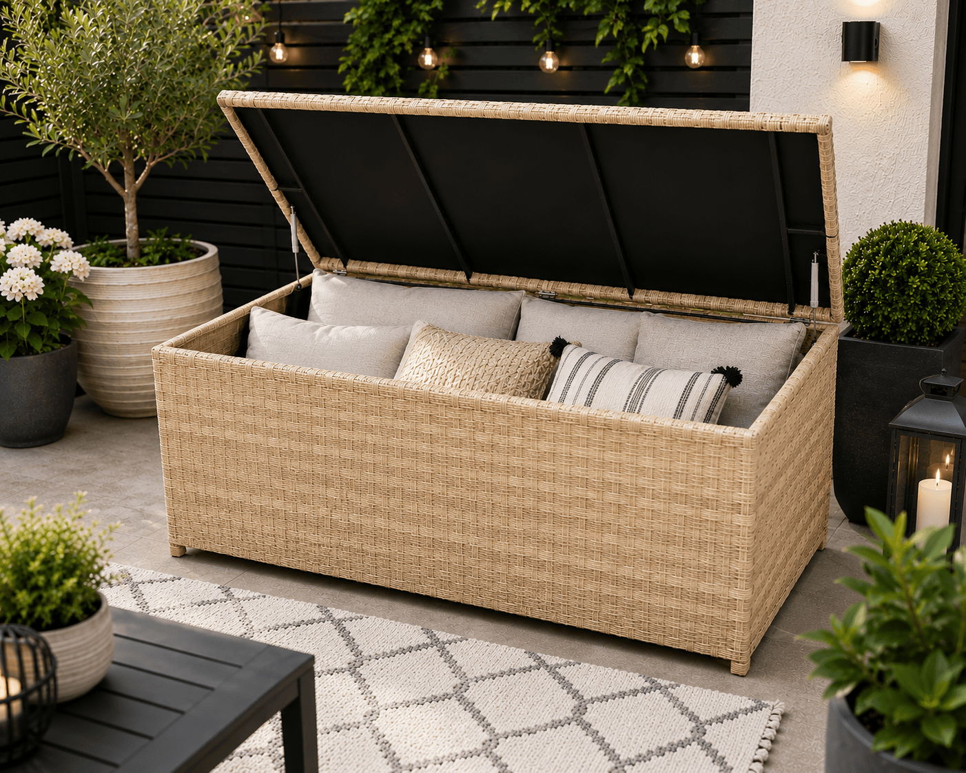 Pembrook Garden Furniture Set Pembrook Chatsworth Windsor Storage Box Natural