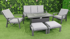 Pembrook Garden Furniture Pembrook Rio Sofa Set with Fire Pit