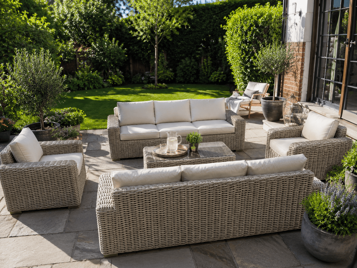 Pembrook Garden Furniture Set Pembrook Tuscany 7 Seater Sofa Set