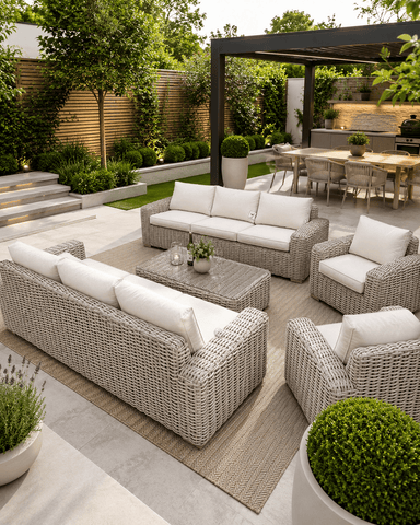 Pembrook Garden Furniture Set Pembrook Tuscany 7 Seater Sofa Set