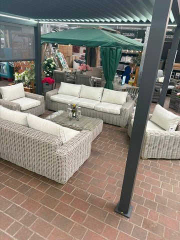 Pembrook Garden Furniture Set Pembrook Tuscany 7 Seater Sofa Set