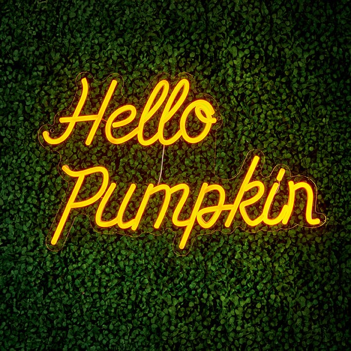 Premier Autumn Decor Premier Autumn Hello Pumpkin LED Neon Sign *NO IMAGE