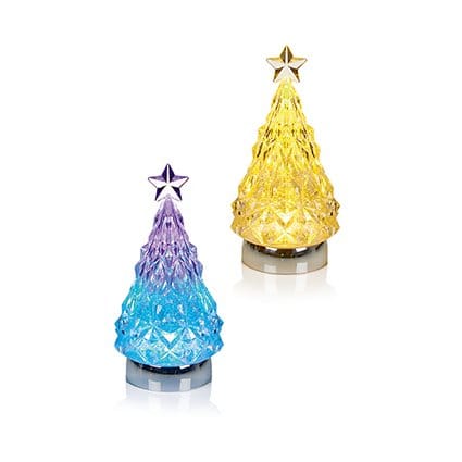 Premier Water Spinner Premier Battery Operated Lit Acrylic Tree Water Spinner – Colour Changing