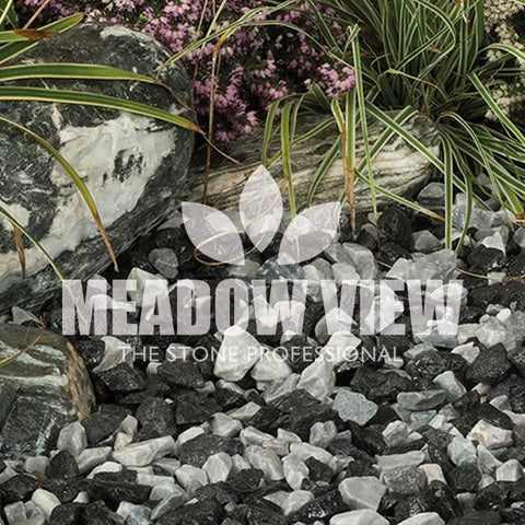 Meadow View Landscaping Premier Black Ice Chippings 14-20mm