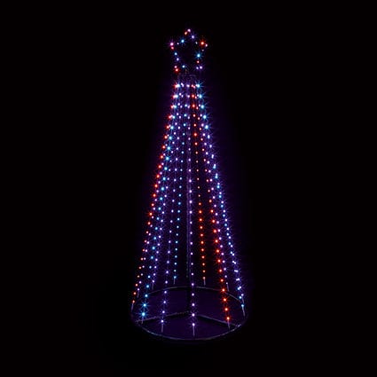 Premier LED String Trees Premier Christmas 2.5m Flexi-bright Pyramid Tree 835 RBW LEDs