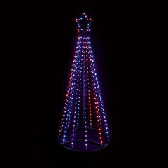 Premier LED String Trees Premier Christmas 2.5m Flexi-bright Pyramid Tree 835 RBW LEDs
