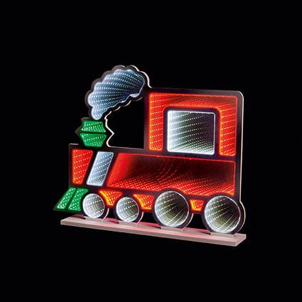 Premier Infinity Lighting Premier Christmas 60cm Standing Train Infinity Mirror