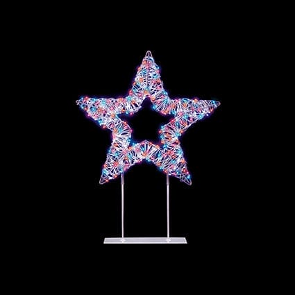Premier LED Stars Premier Christmas Lit Star Multicolour Twinkling Lights