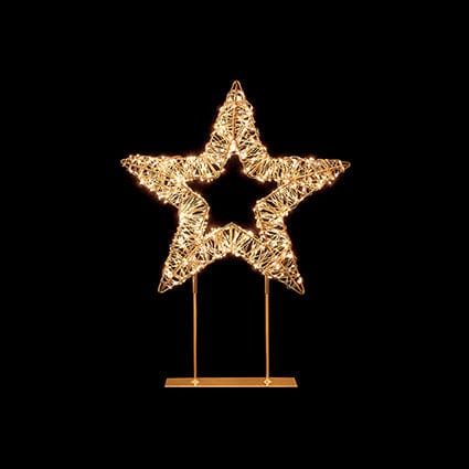 Premier LED Stars Premier Christmas Lit Star Warm White Twinkling Lights