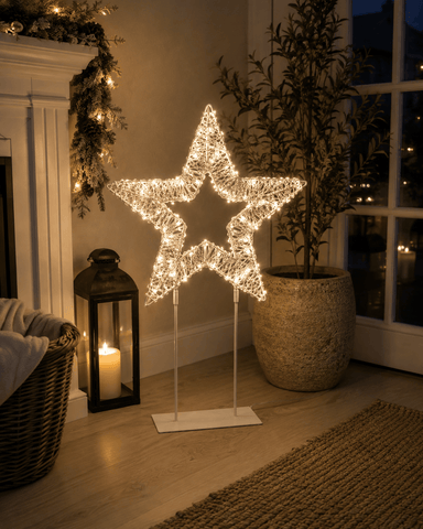 Premier LED Stars Premier Christmas Lit Star White Twinkling Lights