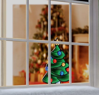 Premier Infinity Lighting Premier Christmas Tree Tabletop Infinity Mirror Decoration – 60cm