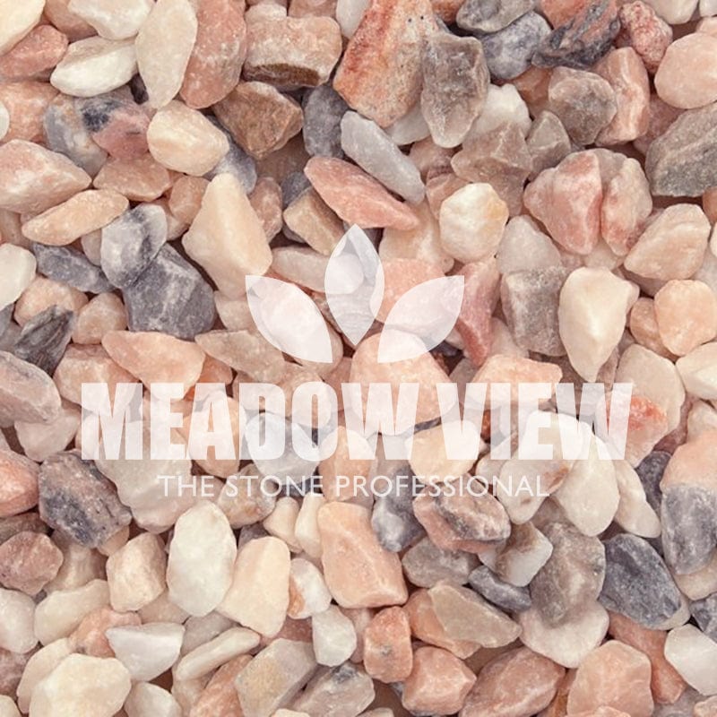 Meadow View Landscaping Premier Flamingo Chippings 14-20mm