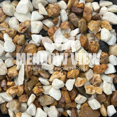 Meadow View Landscaping Premier Tuscan Ice Chippings 20mm
