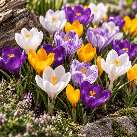 Prins Bulbs Flower Bulbs Prins Charming Crocus Vernus Mix - 40pk
