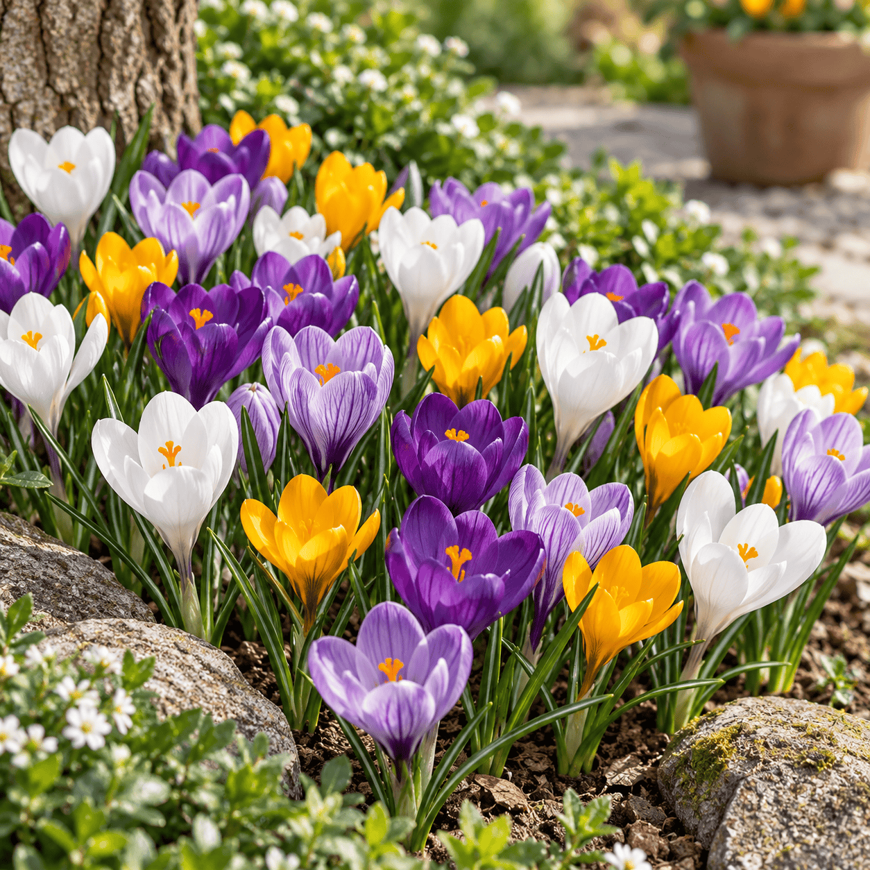 Prins Bulbs Flower Bulbs Prins Charming Crocus Vernus Mix - 40pk