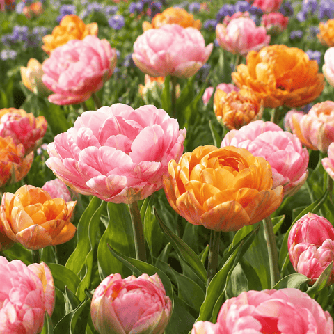 Prins Bulbs Flower Bulbs Prins Charming Double Early Tropical Dreams Tulip Bulbs – 25pck