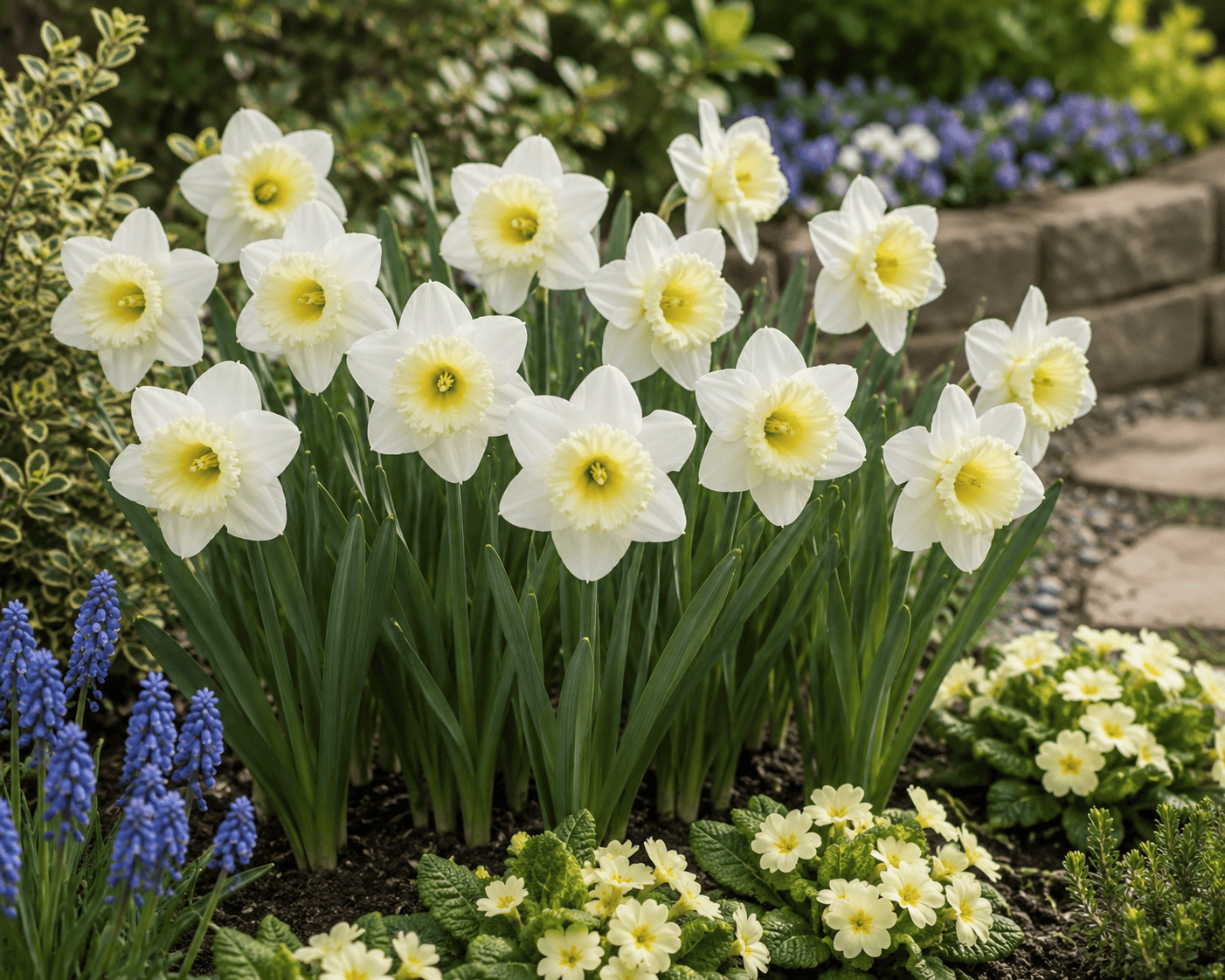 Prins Charming Ice Follies Daffodil Bulbs – 3kg