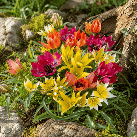 Prins Bulbs Flower Bulbs Prins Charming Miniature Mix Tulip Bulbs – 20pck