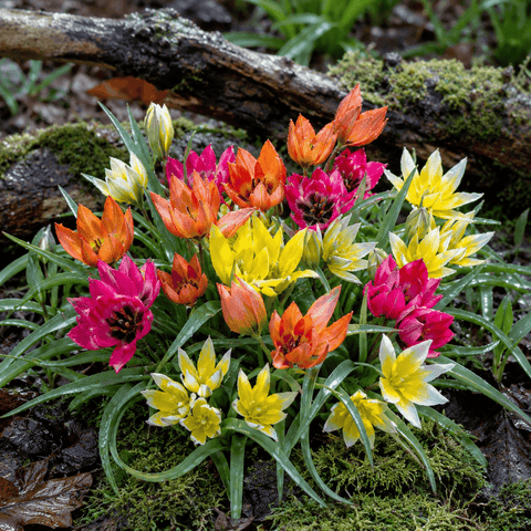 Prins Bulbs Flower Bulbs Prins Charming Miniature Mix Tulip Bulbs – 20pck