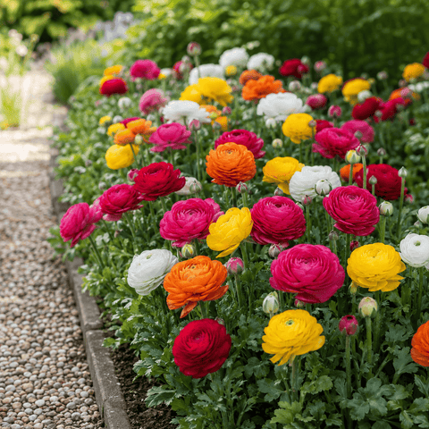 Prins Bulbs Flower Bulbs Prins Charming Mixed Ranunculus Bulbs – 10pck